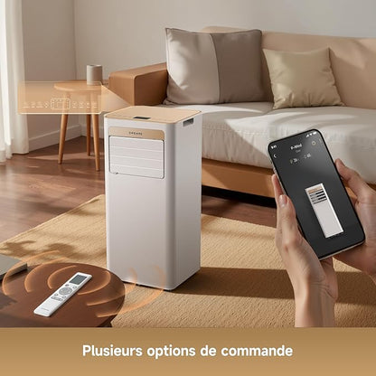 ❄️ DREAME P-Wind10 Climatiseur Mobile 9000 BTU – 3-en-1, Wi-Fi & Télécommande, Gold